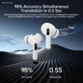 Anrushide UYUXIO Noise Cancelling AI Language Translator Earbuds 144 Languages Bargain price Translator Device and Accents 8 Offline Language Earphones. 