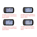 1 Piece Mini LCD Display Replacement Parts for Electric Bike 24V 36V 48V Scooter Motorcycle Speedmeter Waterproof Ebike Display. 