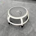 Low Roller Seat Sturdy Footstool Pedicure Stool for office Garage. 