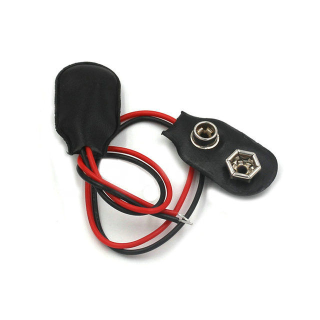 1pcs%209%20Volt%20Box%20Pack%20Power%20Toggle%20Black%209v%20Holder%20I/t%20Type%20Clips%20Connector%20Buckle%20With%20On/off%20Switch%20Dc5.5%20Plug%20-%20Image%203