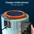Portable Solar Camping Power Bank LED Lanterns With Remote Control Waterproof Outdoor Tent Rechargeable Flashlight ﻿. 