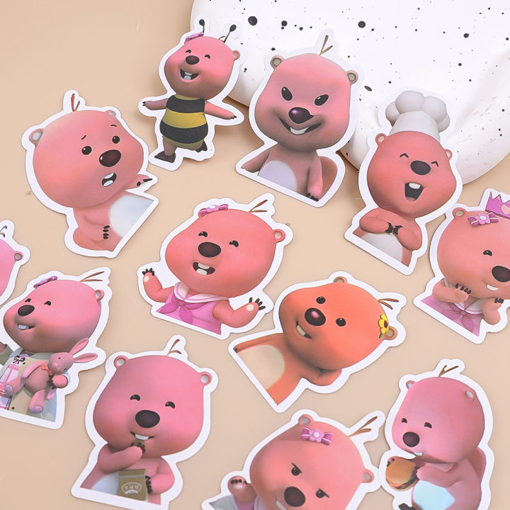 60/102Pcs/Set%20Korean%20Cartoon%20Little%20Beaver%20loopy%20Cute%20Emoticon%20Pack%20Sticker%20Hand%20Account%20Water%20Cup%20Mobile%20Phone%20Sticker%20-%20Image%208