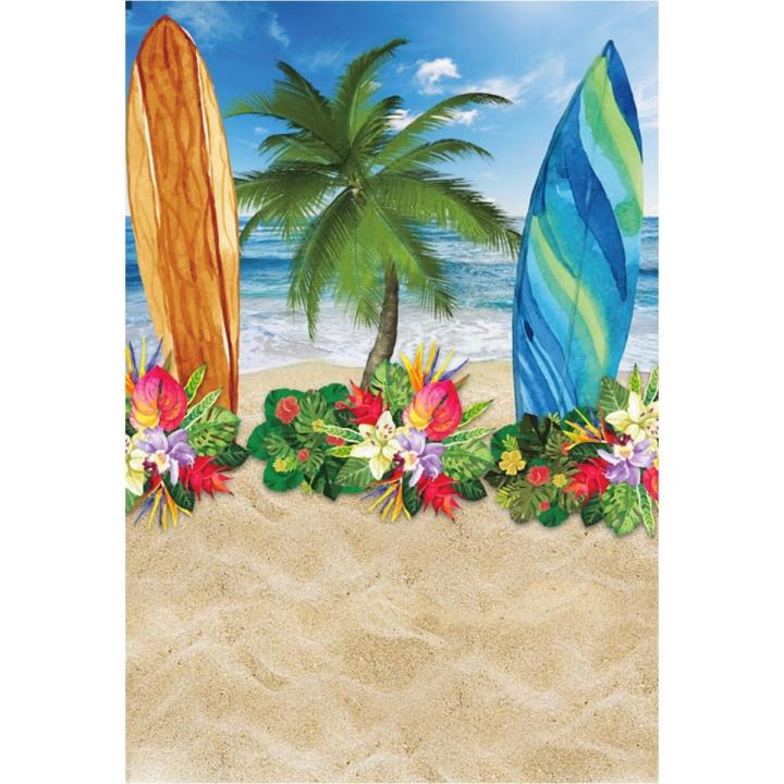 Summer Jungle Green Leaves Spring Seaside Nature Scenery Baby Backdrop Photography Background Photo Studio