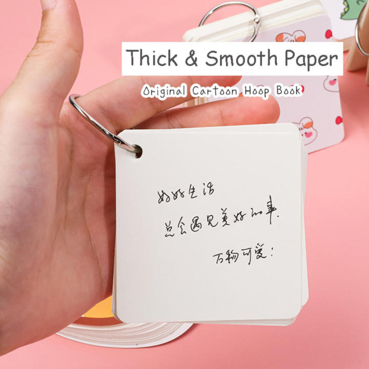 80%20Sheets%20Binder%20Ring%20Flipping%20Flash%20Card%20DIY%20Combinable%20Study%20Cards%20Mini%20Lined%20Memo%20Pad%20DIY%20Bookmark%20Blank%20Index%20Cards%20-%20Image%204