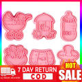 6Pcs/Set Cookie Cutters Infant Series Pattern Multi-Function Plastic 3D Donuts Baking Mold Kitchen Accessories. 