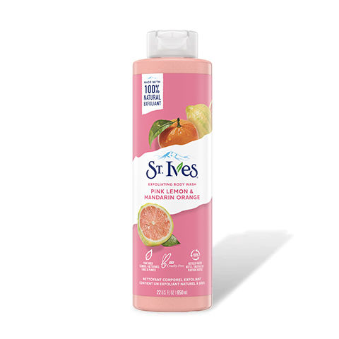 St. Ives Exfoliating Body Wash Pink Lemon & Mandarin Orange - 650Ml