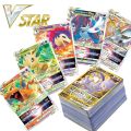 pokemon cards golden Anime 48Cards Pokemon Card Iron Metal Box Lost Origin Shining Cards GX Vmax V Battle Game Collection Card Kids Christmas GiftParty Games Crafts. 