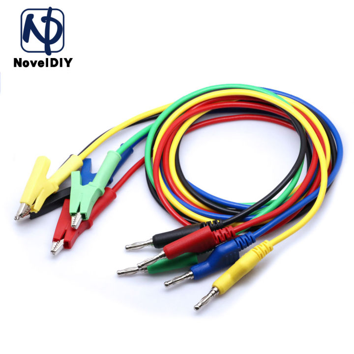 Test Wire Sign 1m Double End Test Lead Wire Line Electrical Voltage 4mm Banana Plug ...
