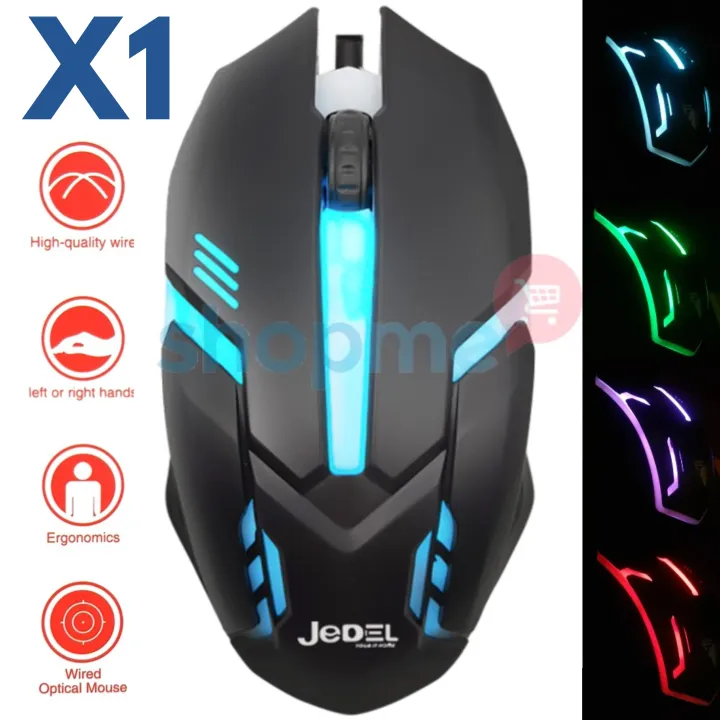 X1 7 Color RGB LED M66 Gaming Mouse ZORNWEE GM02.