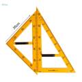2x Large Mathematics Teaching Ruler with Detachable Handle Triangle Rulers. 
