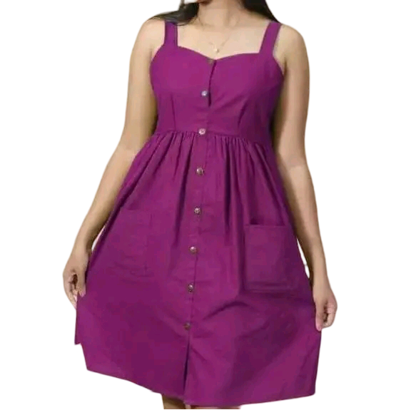 Chic Breeze Sleeveless Short Frock Women's Fashion Design Trendywear