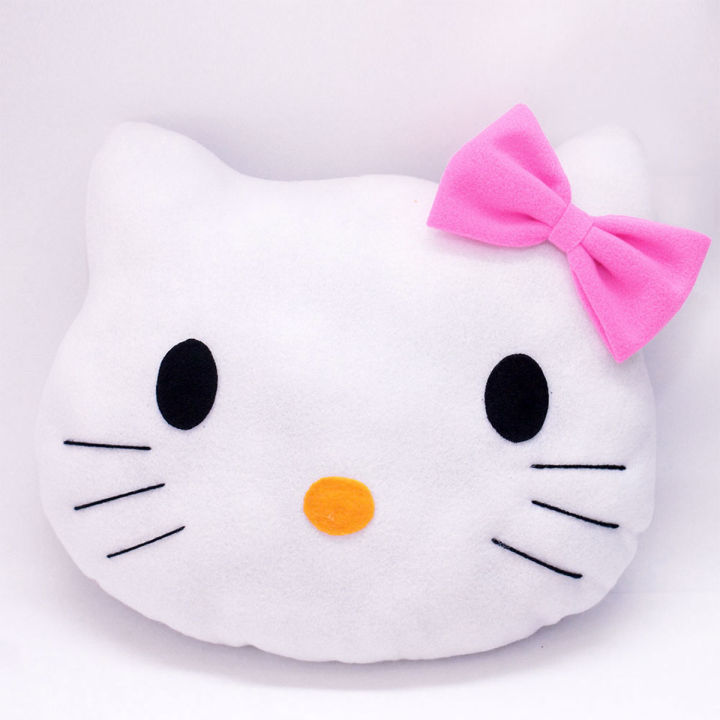 Baby Hello Kitty Face Pillow Big And Small Soft Pillow – One Side - Toy ...