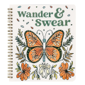 Wander & Swear Coloring Book | Vibrant Orange & Green Illustrations | Relax Fun, Creative Expression | Perfect. 