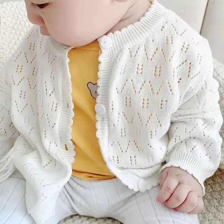 Summer%20New%20Child%20Air%20Conditioner%20Cardigan%20Thin%20Baby%20Summer%20Wear%20Baby%20Knitted%20Hollow%20Long%20Sleeve%20Sweater%20-%20Image%205