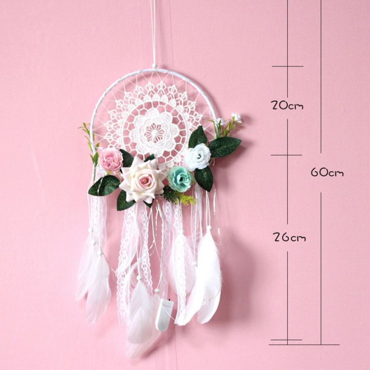 Dream%20Catcher%20DIY%20Decorative%20Pendant%20Flower%20Dream%20Catcher%20Wall%20Hanging%20Decoration%20Wedding%20Decor%20Dreamy%20Girl%20Room%20Decoration%20Gift%20-%20Image%207