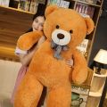 120CM Giant Full stuffed Teddy Bear Coat Soft Big Plush Toys Kids Bears Doll Gift anak patung beruang besar murah Complete Skin Lover Birthday Sweater Animals Girlfriends Birthday Gifts Children Cute 100% Cotton sleeping cusion valentine#20051. 