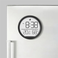 LED Digital Wall Clocks Temperature Humidity Date Display Electronic Table Alarm Clock for Kitchen Study Refrigerator B. 