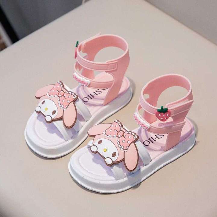 2024%20Girls%20Purple%20Kuromi%20Cartoon%20Sandals%20Summer%20Internet%20Celebrity%20Childrens%20Outdoor%20Light%20soled%20Roman%20Princess%20Shoes%20-%20Image%202