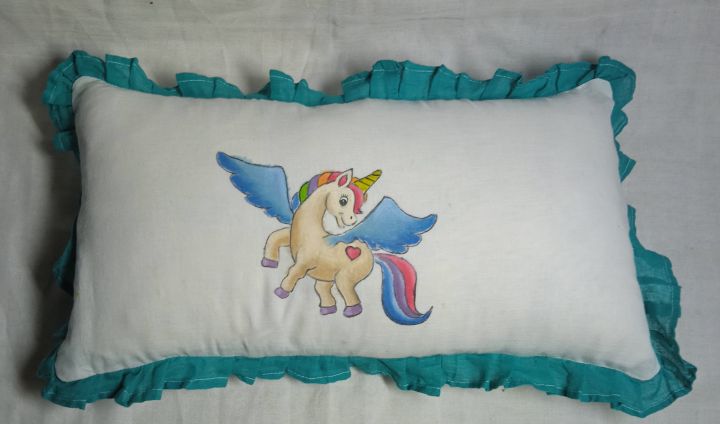 Baby%20Pillowcase%20very%20Beautiful%20Fabric%20Paint%20art%20(Unicorn)%20-%20Image%203