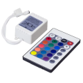 LED Strip lights DC 12V 24 Keys IR Remote RGB Controller. 