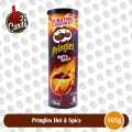 Pringles Hot & Spicy (165g). 