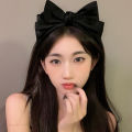 Sweet Black Bow Knot Hairband Temperament Elegant Headband For Women Korean Style Fashion Headdress Girls Hair Accessories. 