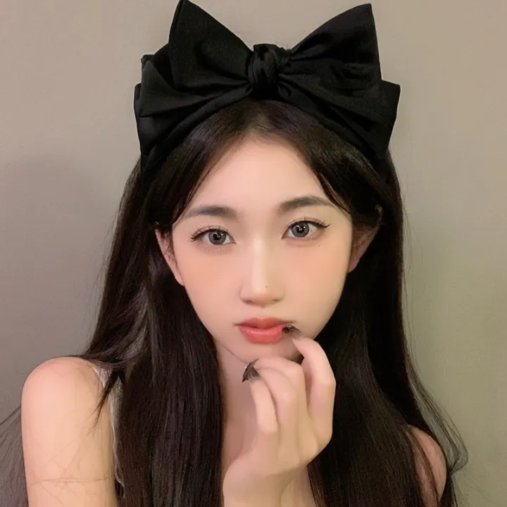 Sweet%20Black%20Bow%20Knot%20Hairband%20Temperament%20Elegant%20Headband%20For%20Women%20Korean%20Style%20Fashion%20Headdress%20Girls%20Hair%20Accessories%20-%20Image%207