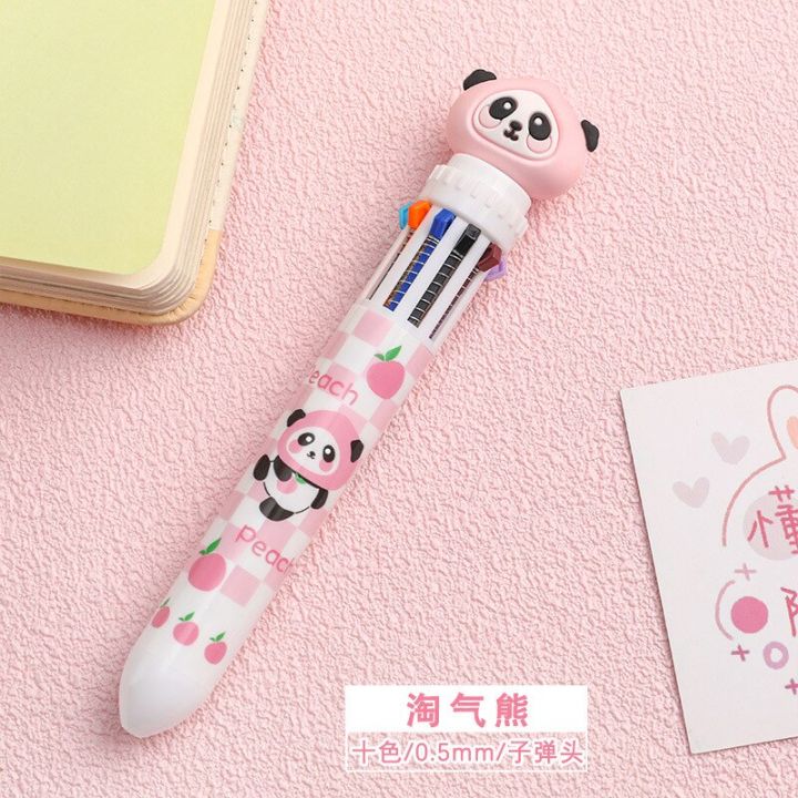Kawaii%20Peach%20Panda%20Cartoon%20Silicone%2010%20Colors%20Chunky%20Ballpoint%20Pen%20School%20Office%20Supply%20Gift%20Stationery%20-%20Image%206