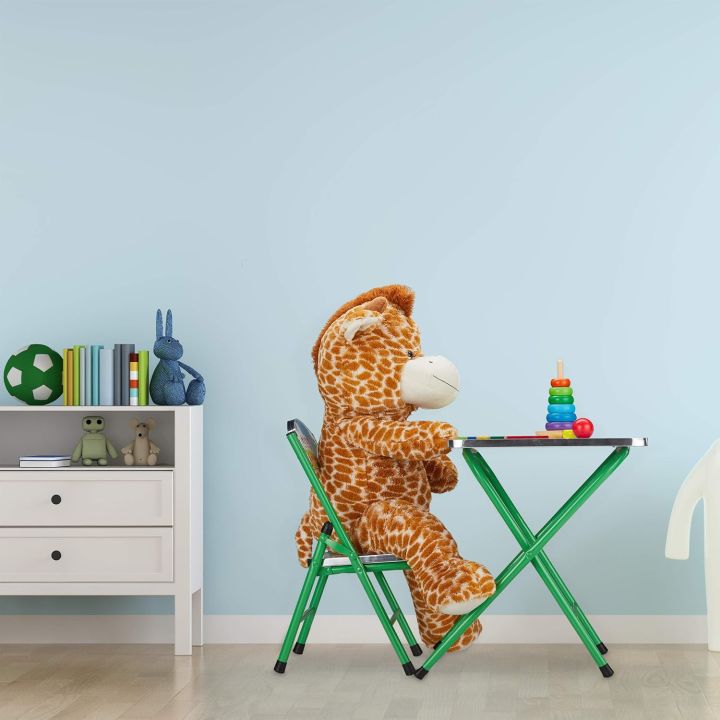 Kids%20Folding%20Table%20And%20Chair%20Set,%20Portable%20Children's%20Cartoon%20Activity%20Table/Desk/Dining%20Table,%20For%203-8%20Years%20Old%20Boys%20And%20Girls%20-%20Including%20Tables%20And%201%20Chair%20-%20Image%204