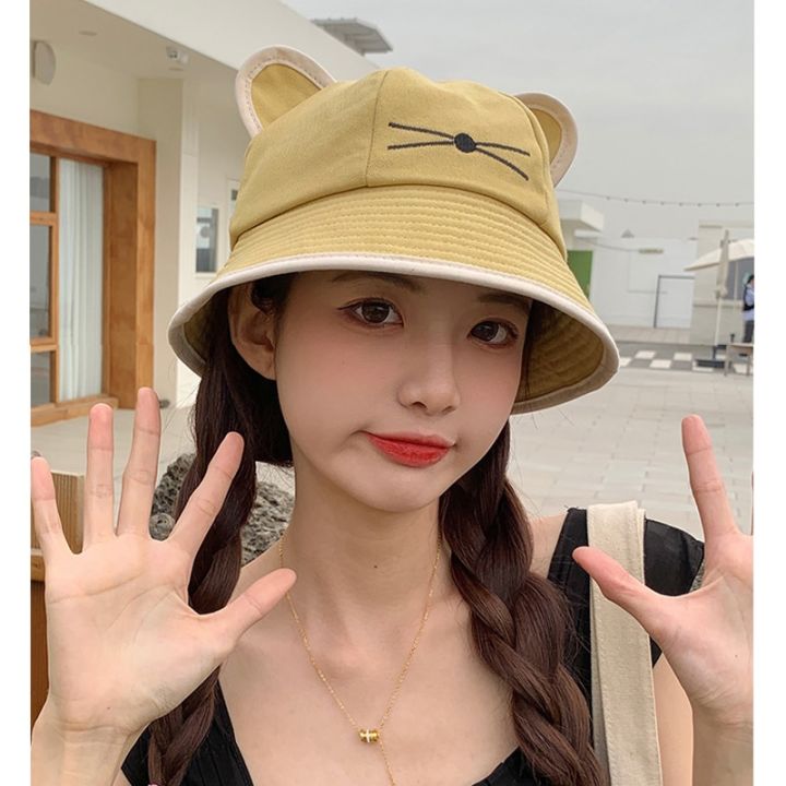Cute%20Cartoon%20Cat%20Ears%20Women%20Bucket%20Hat%20Summer%20Outdoor%20Sun%20Hats%20Ladies%20Girls%20Panama%20Cap%20-%20Image%203