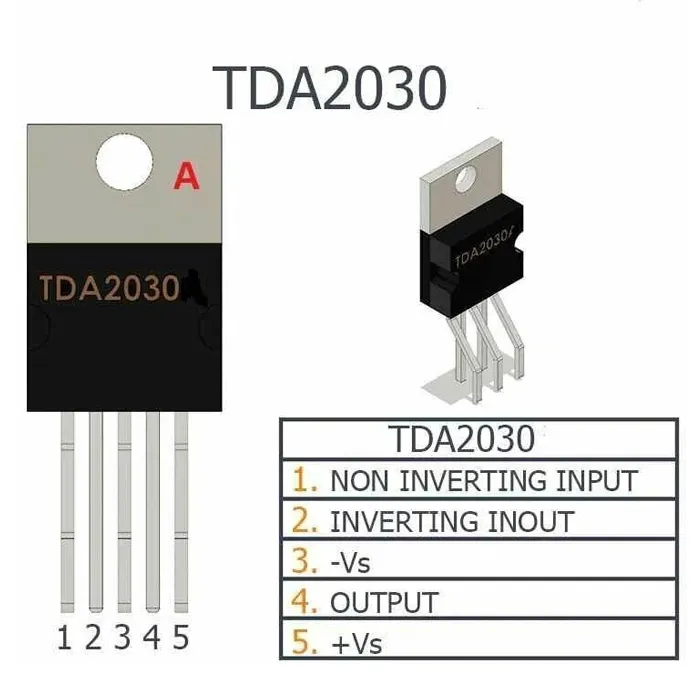 TDA2030A%20TDA2030%20TDA%202030%20Hi-Fi%20Power%20Amplifier%20Short%20Circuit%20Protection%20integrated%20circuit%20(IC)%20,%20AB,18W,5-Pin%20-%20Image%202