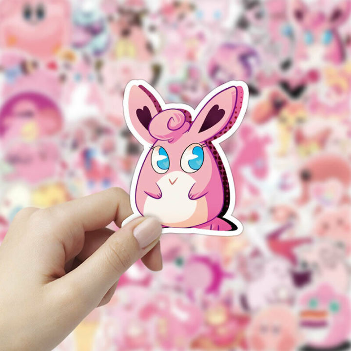20/40/60Pcs%20Pink%20TAKARA%20TOMY%20Laptop%20stickers%20POKEMON%20stickers%20for%20kids%20-%20Image%208