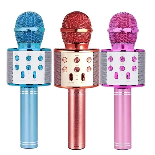 Wireless Bluetooth WS-858 Mic – Ideal for Parties and Singing