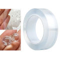 High Sticky Width 3cm Clear Nano Tapes Waterproof Non Marking for DIY Craft 3cm 1 Meter. 
