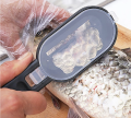 2 In 1 Plastic Fishing Scale Brush Built-in Fish Cutter Fish Skin Brush Scraping Fast Remove Fish Knife Cleaning Scaler Scraper. 