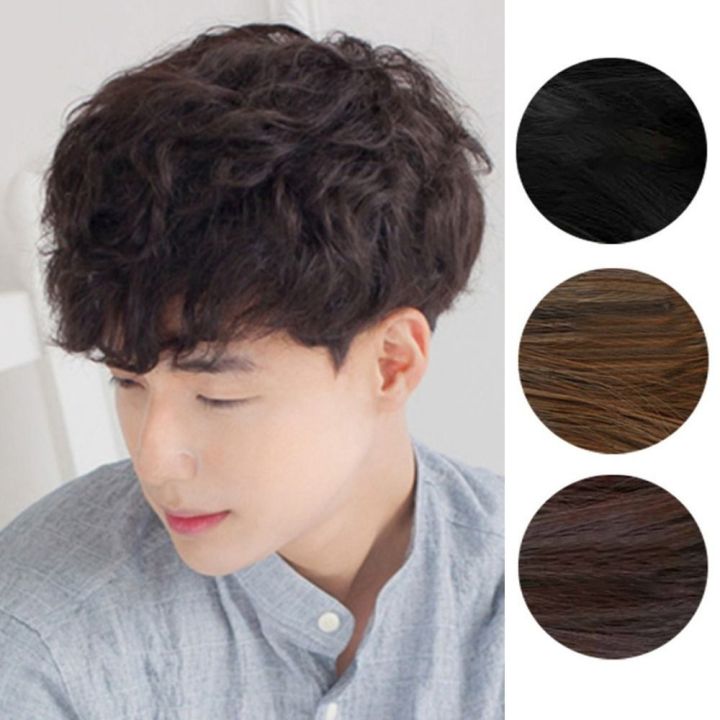 Hair%20Accessories%20Fashion%20Short%20Curly%20Natural%20Brown%20Male%20Wavy%20Handsome%20Hair%20Men%20Synthetic%20Hair%20Daily%20-%20Image%203