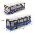 Die Cast Alloy Bus Model Vehicle Metal Toy for Kids 1:64 Scale. 