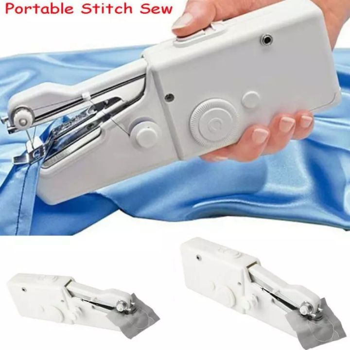 Portable and cordless handheld sewing machine electric mini portable