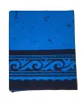 Batik Sarong Lungi for Men - Blue -(Navy Blue) Colour Cotton Sarong Bathik Sarong   Pre-Stitched Handmade EthnicWear. 
