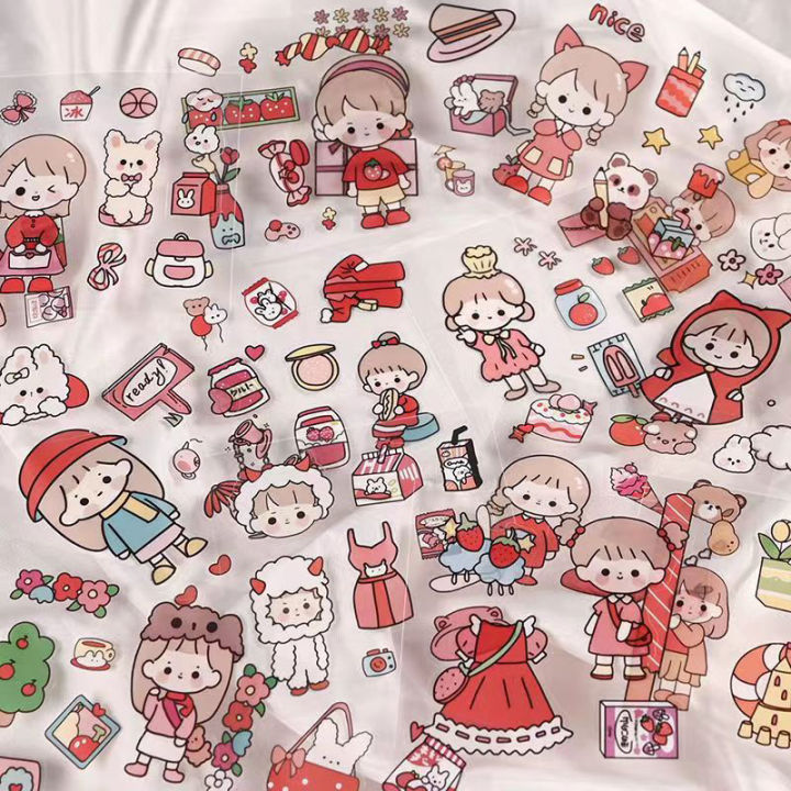 40Pcs%20Kawaii%20Stickers%20Handbook%20Cute%20Cartoon%20Pattern%20Stickers%20PET%20Waterproof%20Box%20Scrapbooking%20Stickers%20Stationery%20Supplies%20-%20Image%203