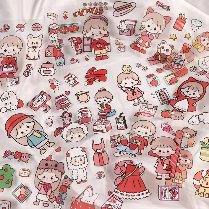 40Pcs%20Kawaii%20Stickers%20Handbook%20Cute%20Cartoon%20Pattern%20Stickers%20PET%20Waterproof%20Box%20Scrapbooking%20Stickers%20Stationery%20Supplies%20-%20Image%203