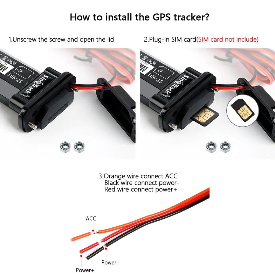 SinoTrack ST-901 Genuine Vehicle GPS Tracker Mini Free GPS