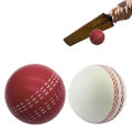 6.3CM Bounce Durable Playing Training Practice Attractive Traditional Seams All Age Players Cricket Ball Funny Soft PU. 