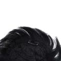 Handsome Invisible High quality Hair-Loss Nightclub Bar Wig For Young Men Balding High Hair Line Fluffy Straight Bangs Synthetic Hairpiece Male Natural Toupee Black Short Wig. 