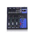 PROFESSIONAL 4 CHANNEL LIVE MIXER with BLUETOOTH. 