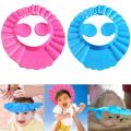Baby Bath Shower Cap Baby Shower Cap Adjustable Cartoon Hair Wash Hat for Newborn Infant Ear Protection Children Kids Shampoo Shield Bath Head Cover Hat. 