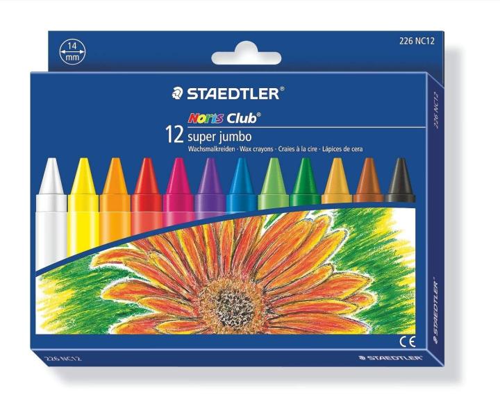 STAEDTLER® Noris Super Jumbo 226 Super Jumbo Wax Crayon 12 Set