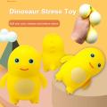 Portable Stress Relief Toy Slow Rebound Dinosaur Toy for Stress Relief Perfect Christmas Gift for Kids Adults Sensory Fidget Pinch Toy Small Portable Dinosaur Toy. 