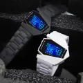 【Miga Plaza】Flashlight Fashion  Sport Watch For Boys Aircraft Shape LED Watch For kids Digital Bomber Unisex Men's Watch. 