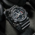 (Ready Stock) G-Shock Men Watch Digital Sport Watch LED Display Water Resistant Shockproof and Waterproof World Time LED Auto Light Sports Square Wrist Watches with 2 Years Warranty GA-140-1A1. 